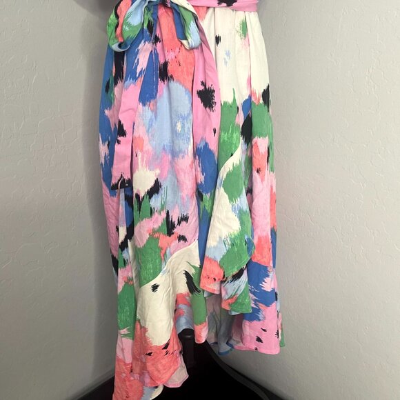 *SOLD* Ava & Viv Floral Hi Low Ruffle Flutter Sleeve Dress XXL - Picture 5 of 10